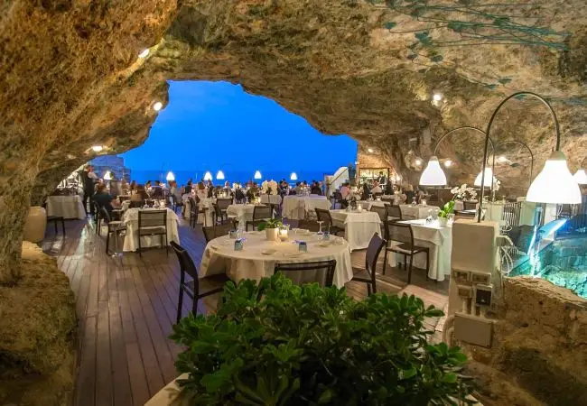 Grotta Palazzese, <br> Polignano a Mare – Italy