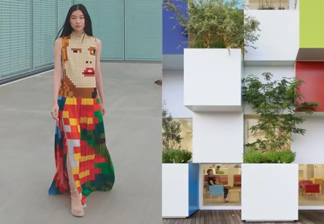 Pixel bombing | Akris