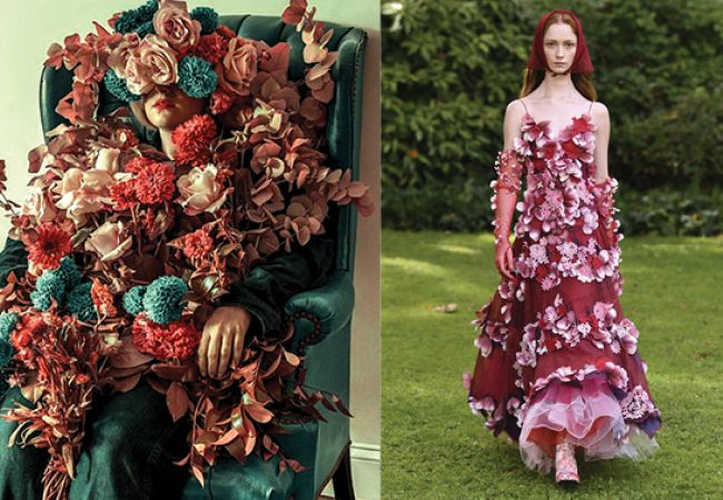 floral eruption
