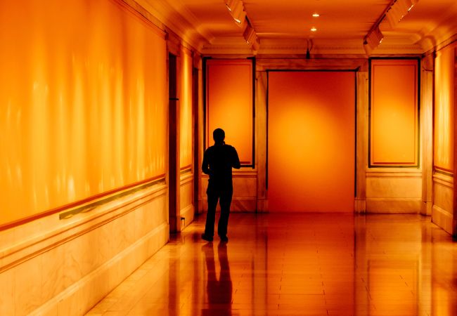 Orange night light